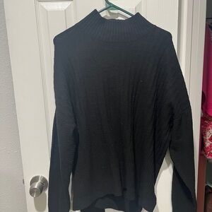 Women's Black oversized Sweater